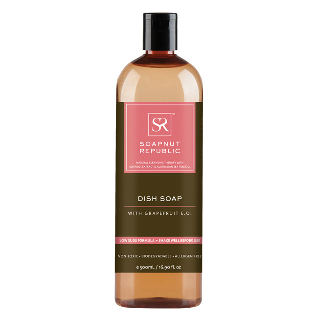 Soapnut Republic Dish Soap - Grapefruit Essential Oil