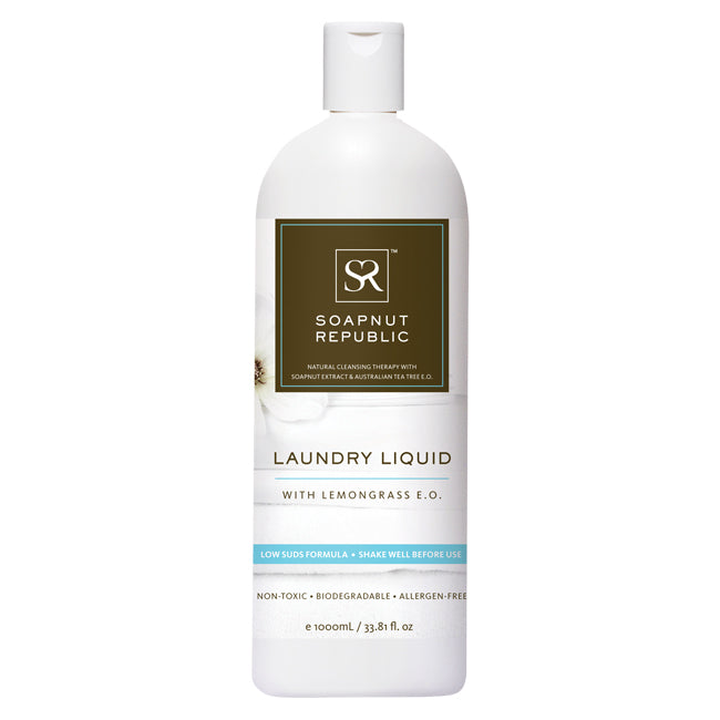 Soapnut Republic Laundry Liquid - Lemongrass Essential Oil